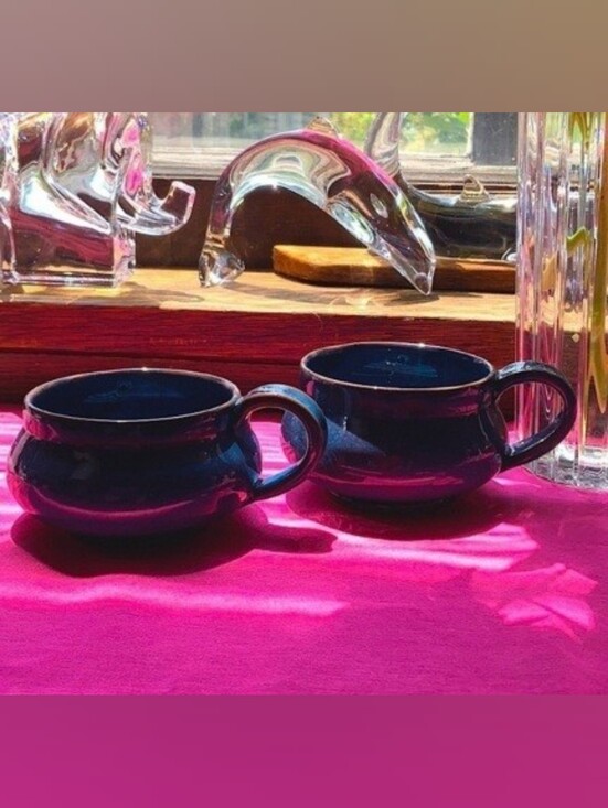 Other - Set of 2 Handcrafted Ceramic Espresso Cups